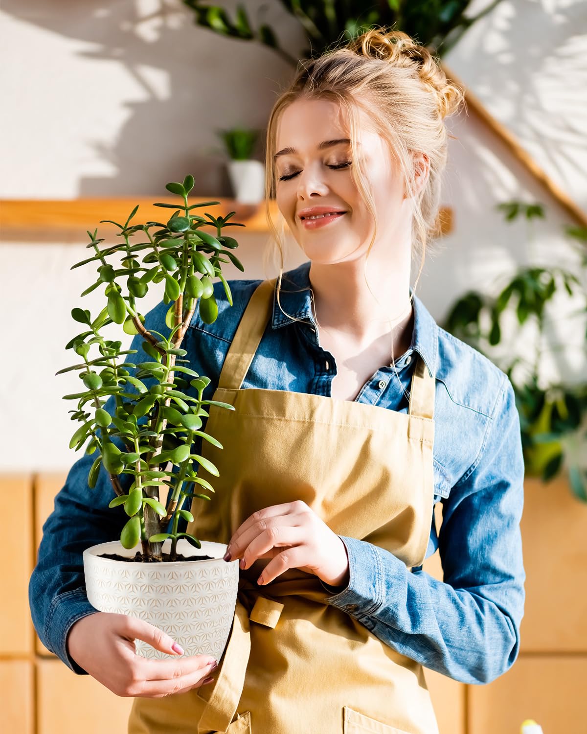 Swicken packaging protects ceramic planters during shipping.