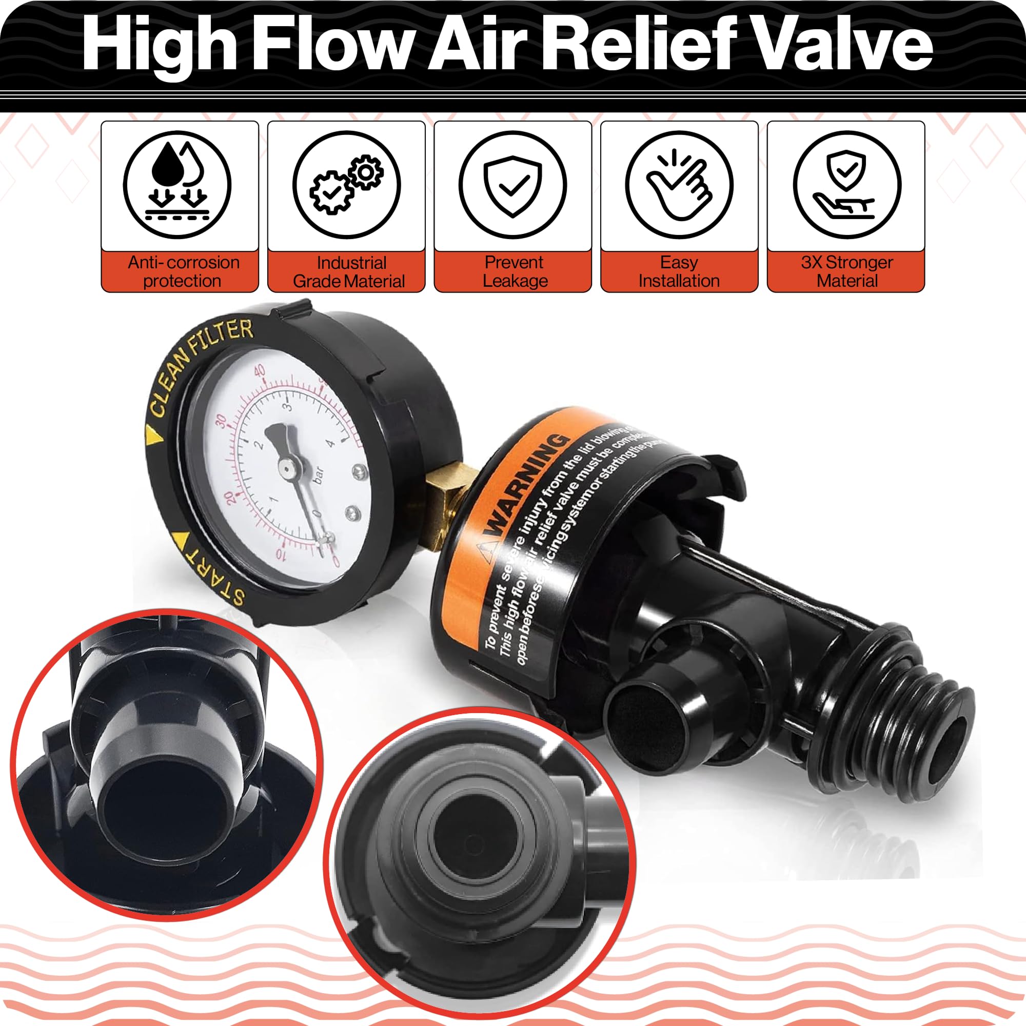 Swimables 98209800 Pentair compatibility label on valve body.