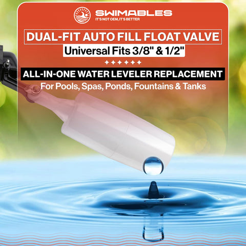 Swimables adapter 3-8 to 1-2 inch enables simple compatibility
