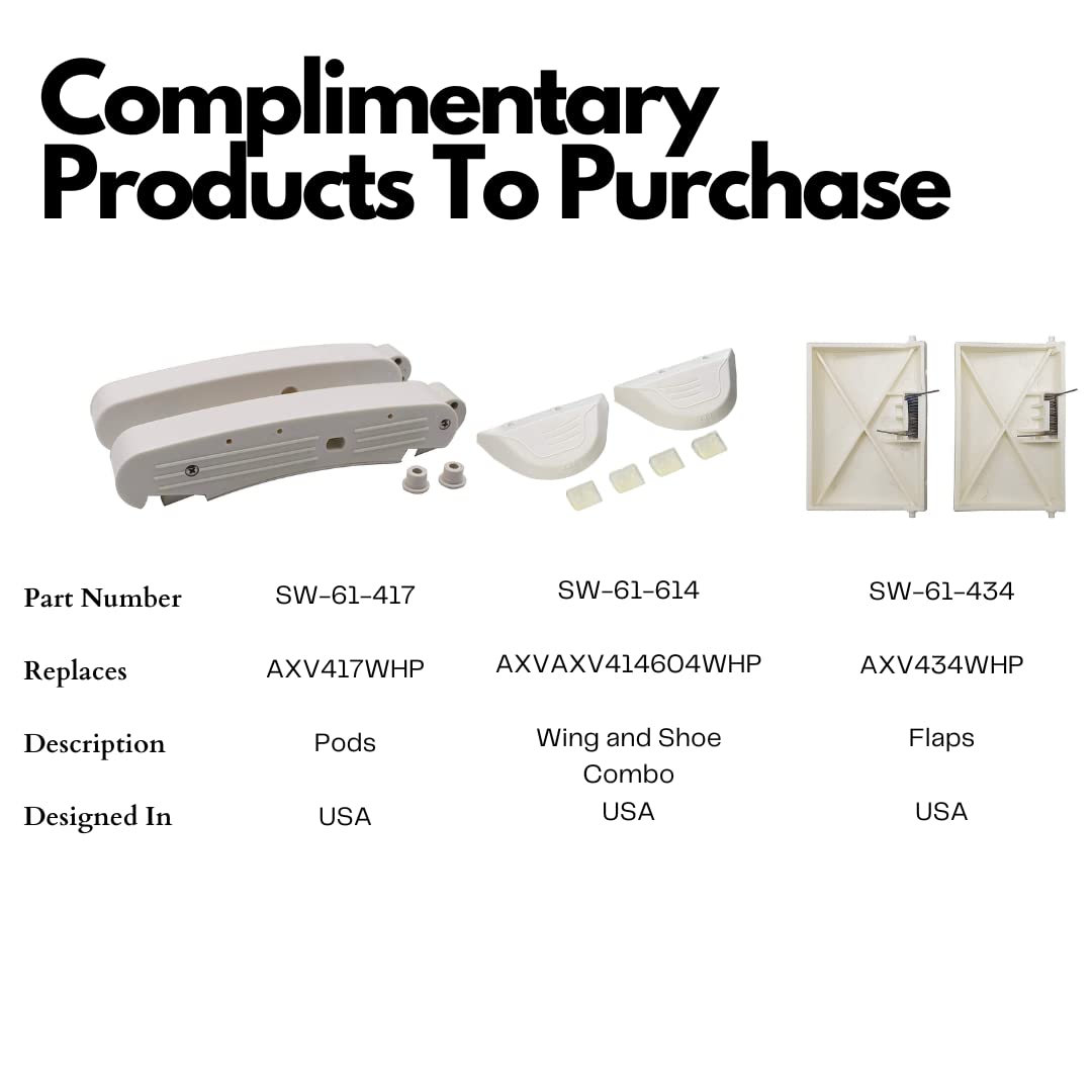 Swimables AXV408P parts package with seals, ready for easy replacement.