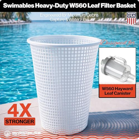 Swimables basket demonstrates AXW431A compatibility and enhanced filtration in action.