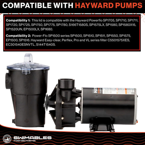 Swimables O-ring included for fast, ready-to-install replacement.
