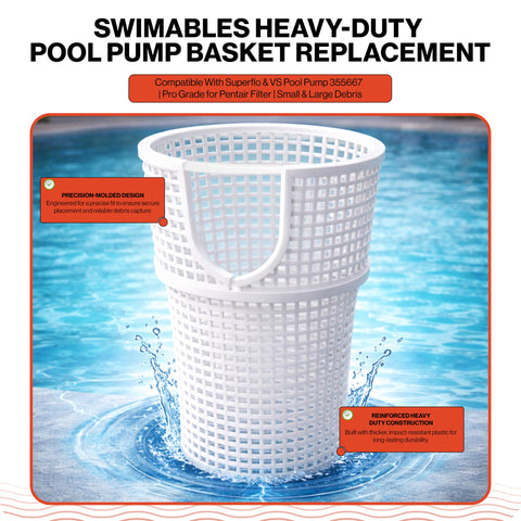 Swimables pump basket compatibility with SuperFlo VF enables easy upgrade