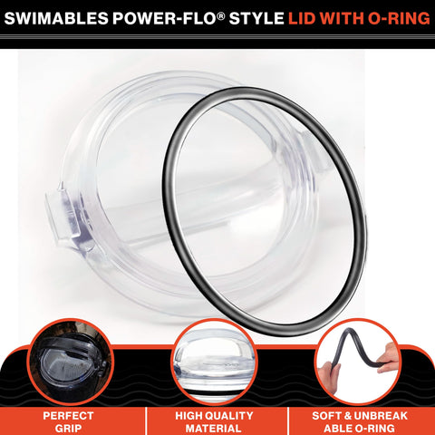Swimables pump lid compatible with Hayward Powerflo models for flexible replacement.
