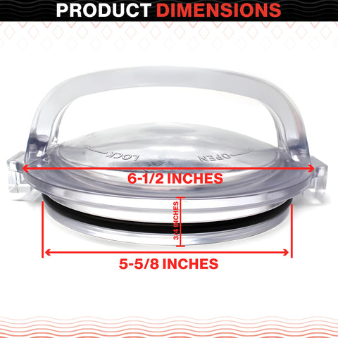Swimables installation steps show how to swap the lid and seal quickly.