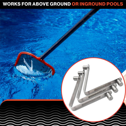 Swimables three-pack V-clip ready for multiple tools or spares.
