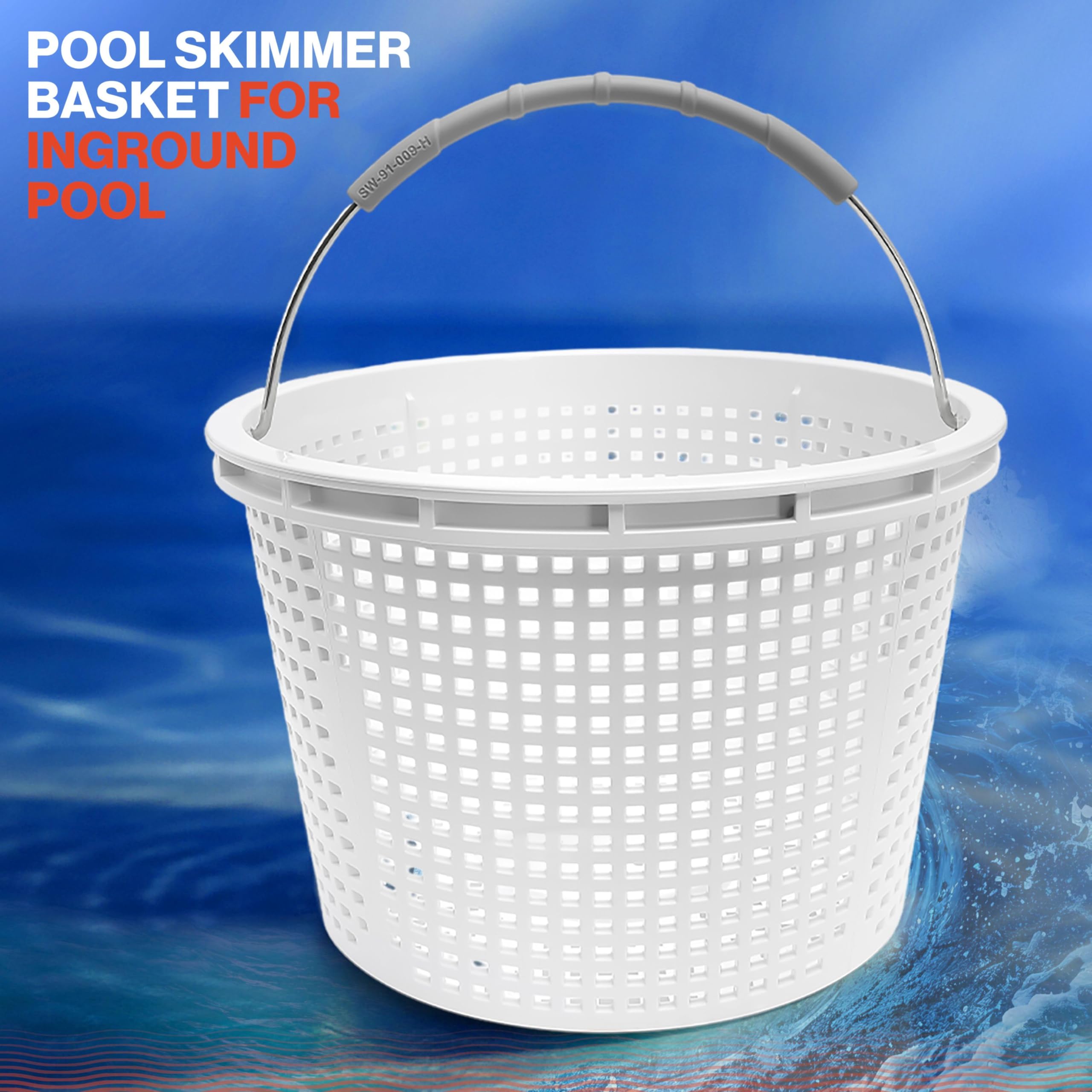 Swimables U-3 compatible skimmer basket for easy replacement