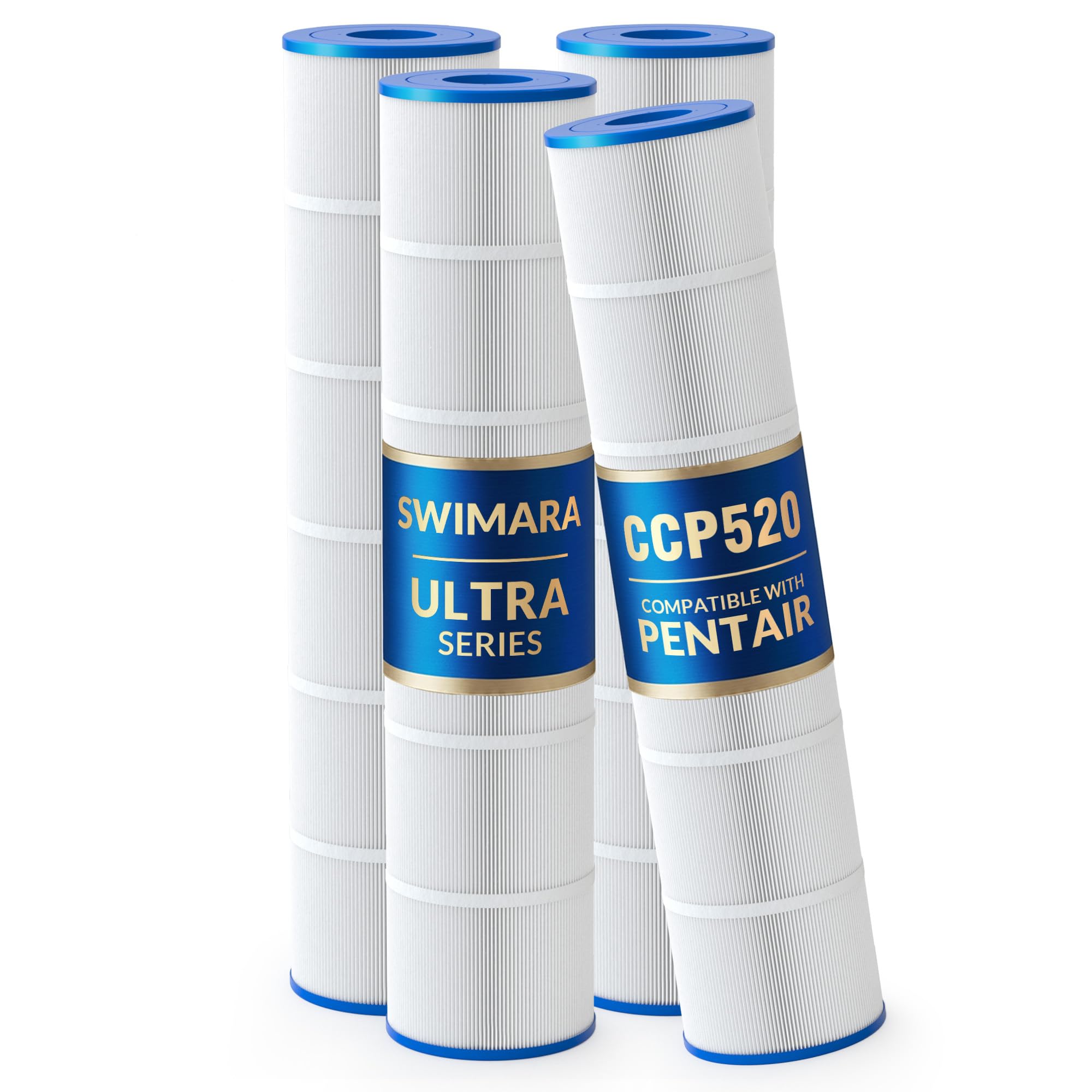 Swimara Ultra 5oz Trilobal pool filter cartridge for CCP520 delivers thorough filtration and ease of use.