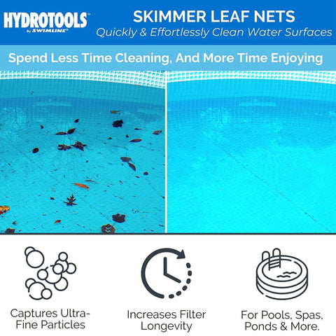 Swimline 8039 integrated handle doubles as handheld skimmer