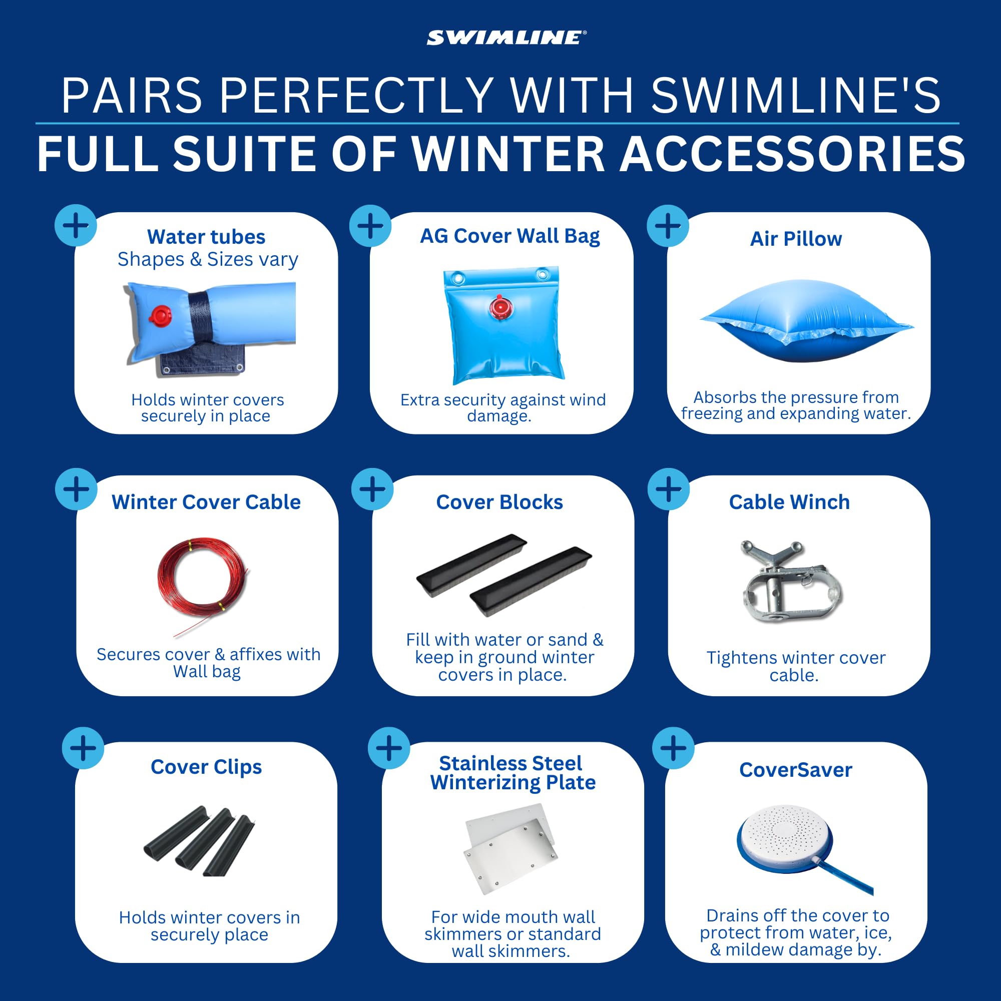 Swimline Air Pillow easy storage by deflating after winter