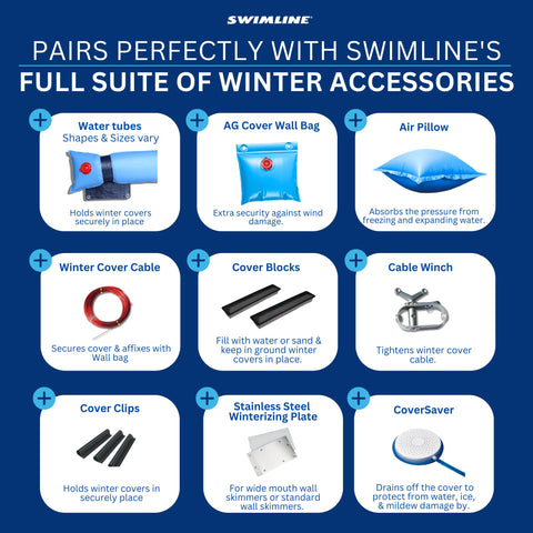 Swimline Air Pillow easy storage by deflating after winter
