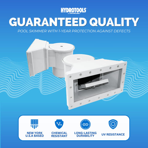 Swimline HydroTools one-year guarantee for skimmer kit
