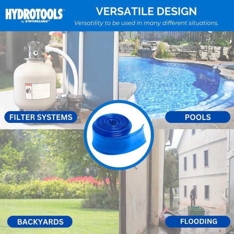 Swimline Hydrotools durable PVC construction supports long-lasting pool maintenance.