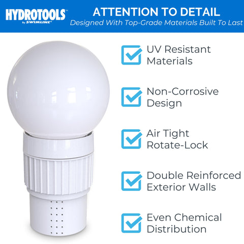 Swimline Hydrotools cost-effective-pool-maintenance helps protect equipment.