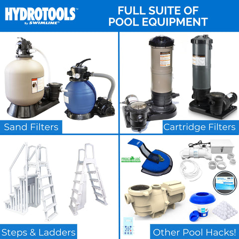 Swimline HydroTools durable construction with 1 year warranty