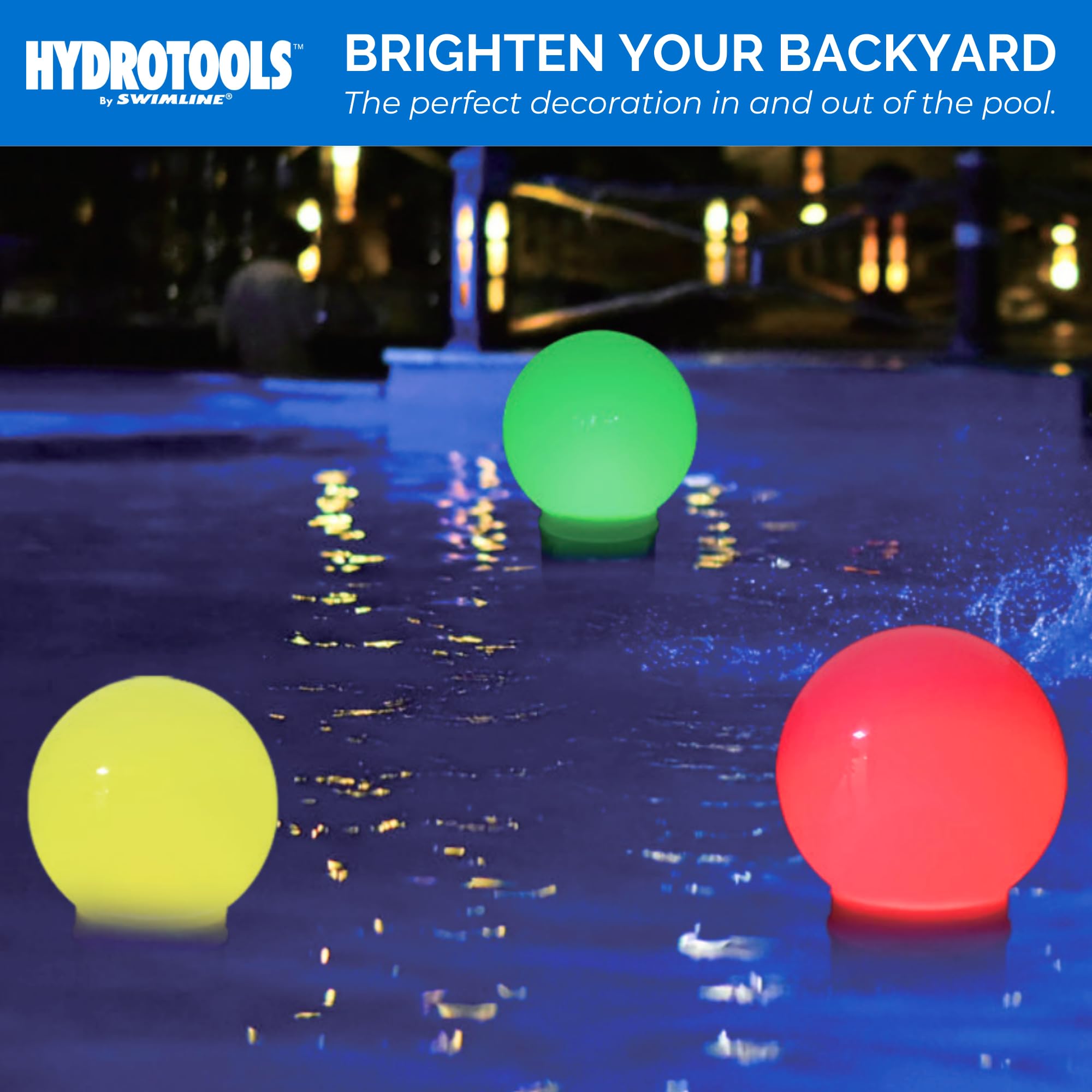 Swimline Hydrotools durable-corrosion-resistant construction withstands pool chemicals.
