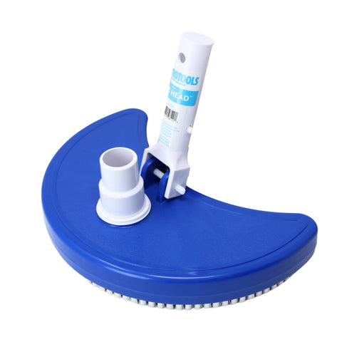 Swimline HydroTools half moon vacuum head cleans large pool areas quickly