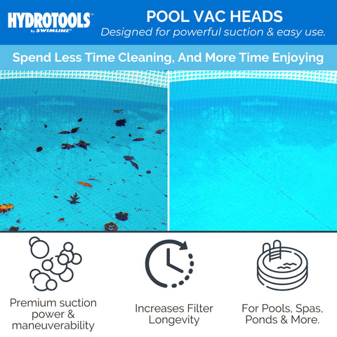 Swimline Hydrotools rectangular cleaning area for quick debris pickup