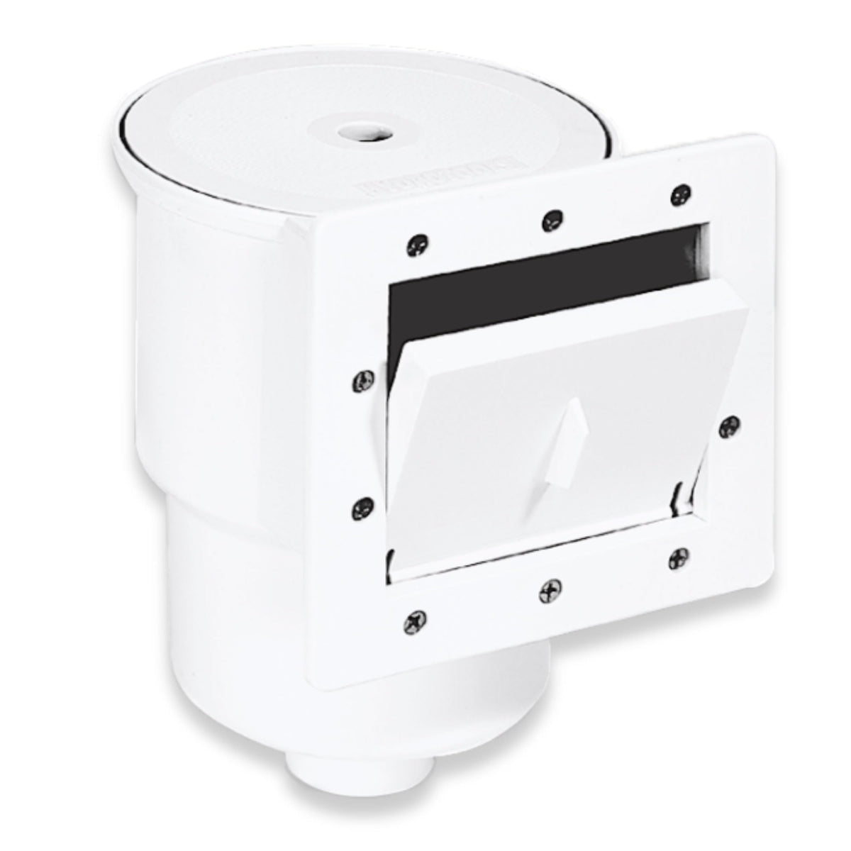 Swimline HydroTools standard thru-wall skimmer for quick above-ground pool setup and debris capture