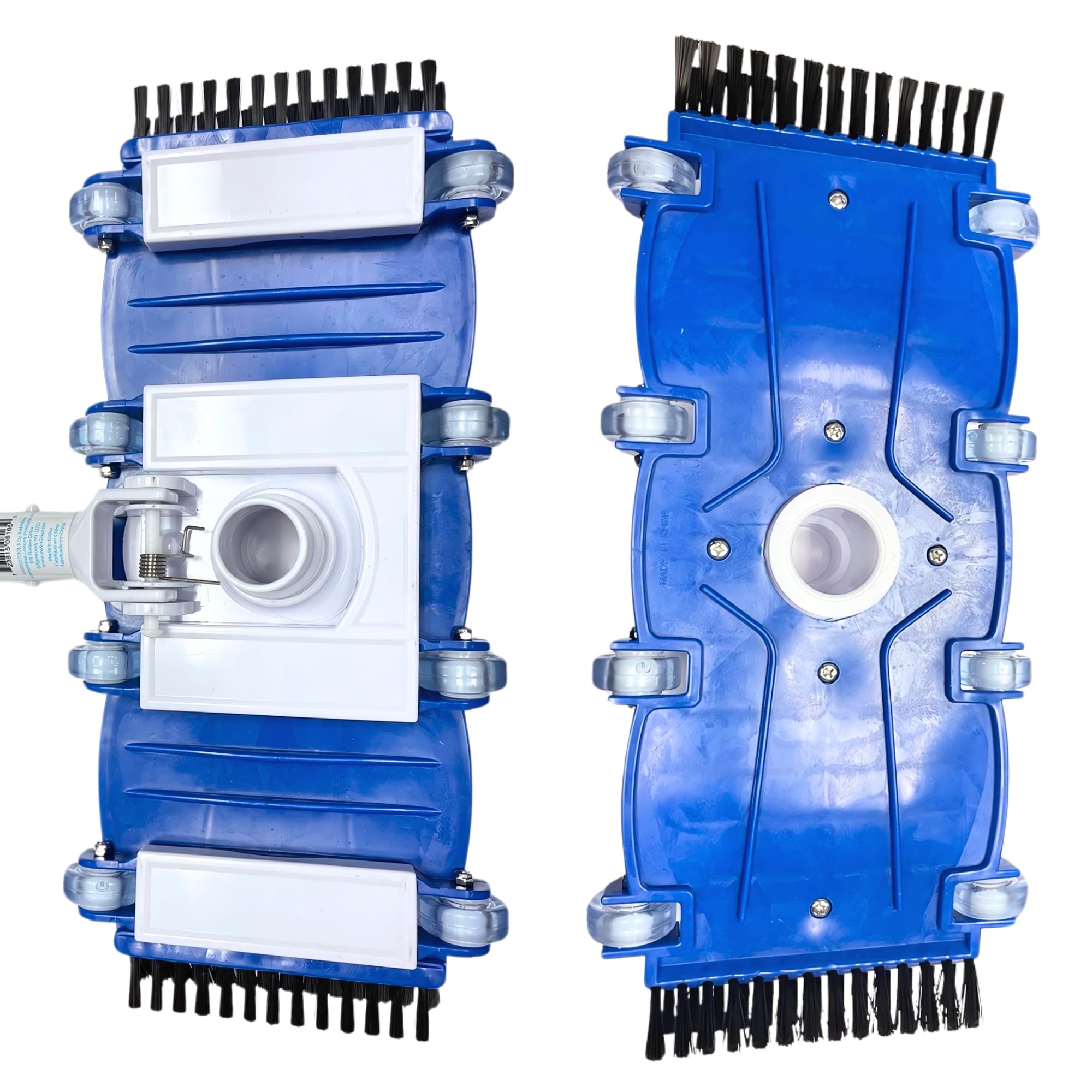 Swimline Hydrotools vacuum head bottom with integrated wheels for easy cleaning