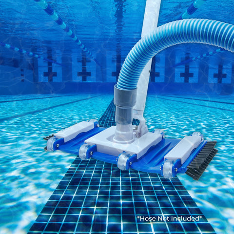 Swimline Hydrotools vacuum head hose ports fit 1-1/4 and 1-1/2 inch hoses