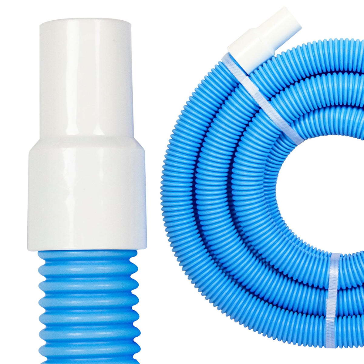 Swimline HydroTools vacuum hose 18ft with swivel cuff for smooth cleaning