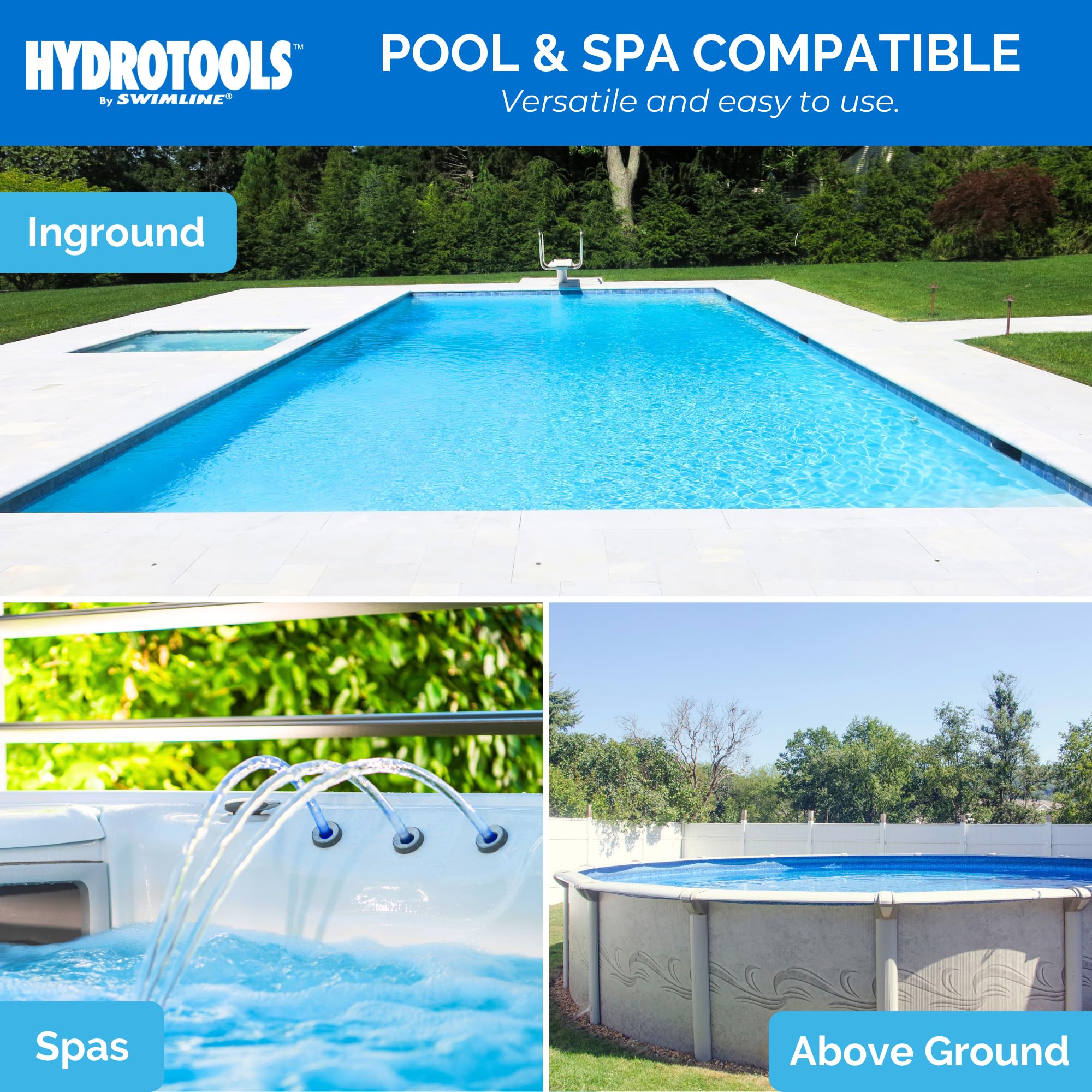 Swimline Hydrotools versatile-tablet-compatibility supports various tablet sizes.