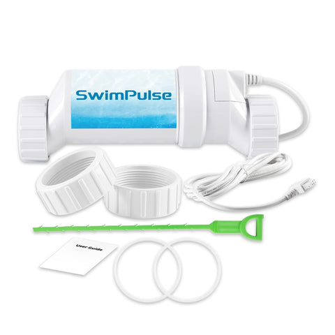 Swimpulse salt cell compact installation for quick pool setup.