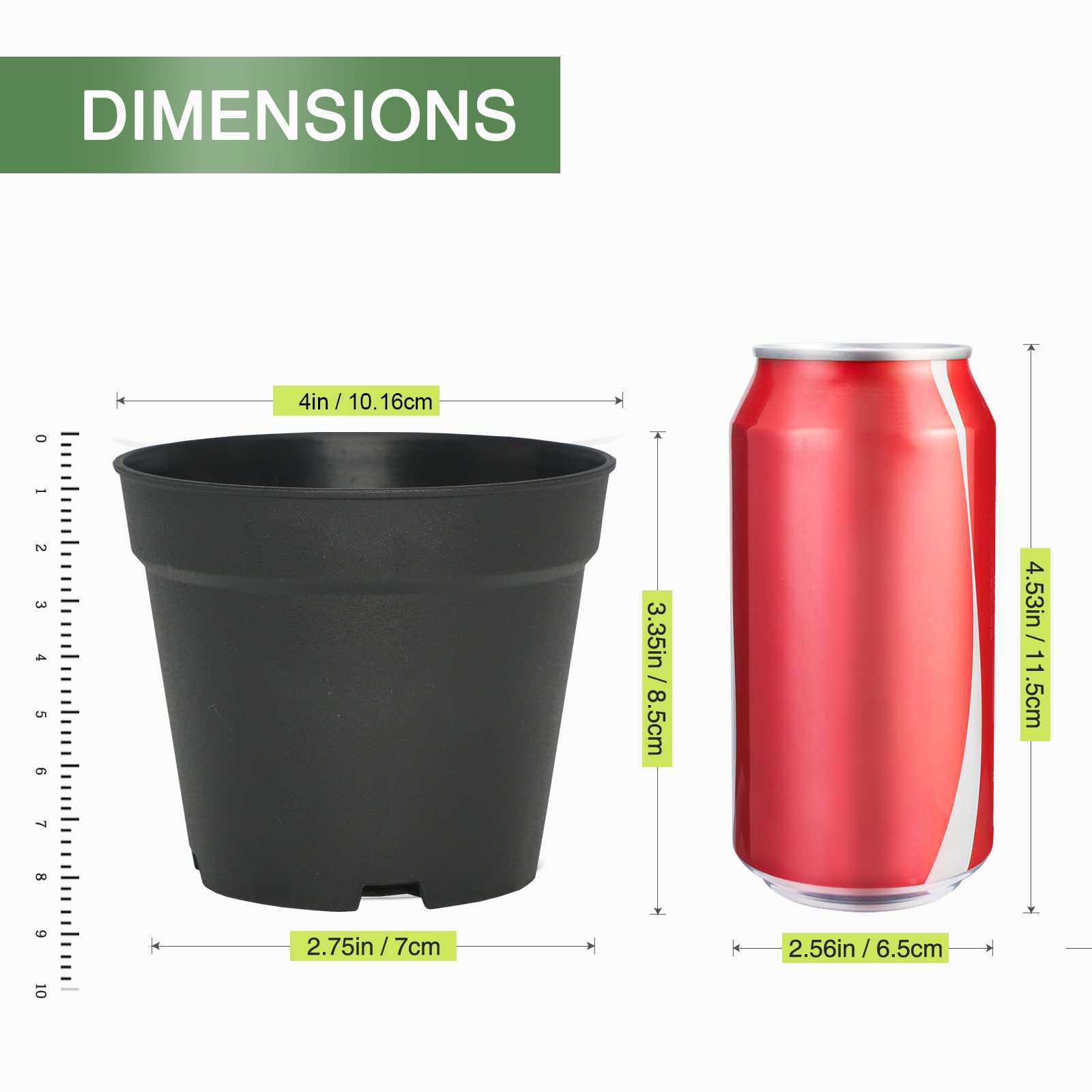 SwinDuck 4-inch pot showing drainage holes for healthy watering.