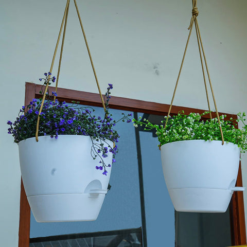 SwinDuck matte finish hanging planter in modern décor