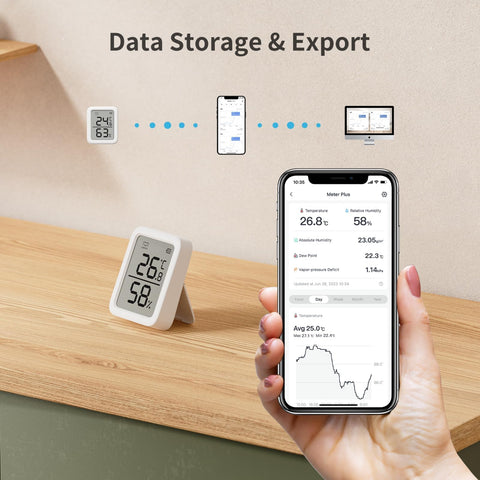 SwitchBot CSV data export for in-depth environmental analysis