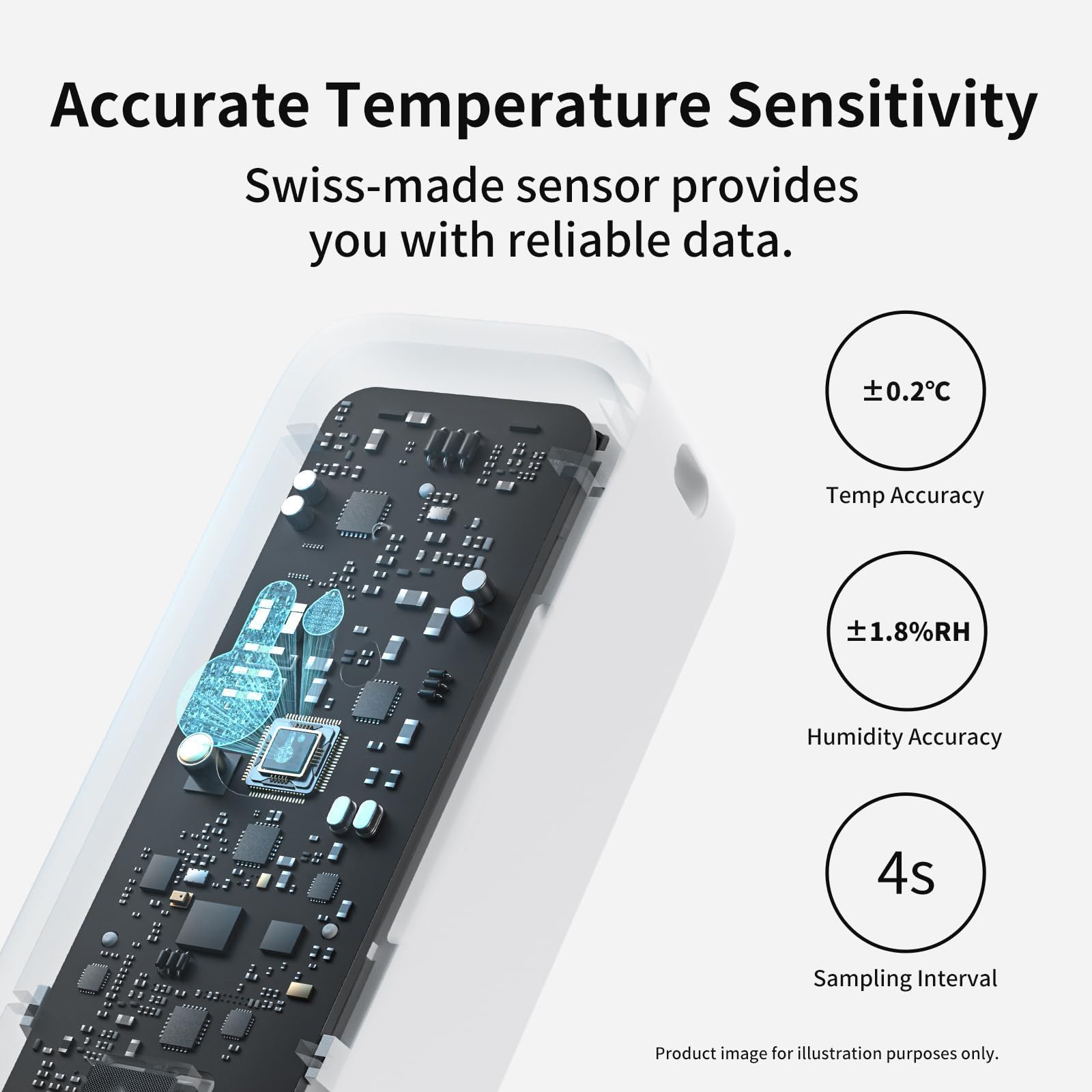SwitchBot outdoor-ready sensor mounted outdoors showing IP65 protection.