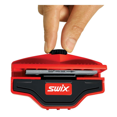 Swix Phantom Edger Pro adjustable bevel dial shown for precise side-edge settings