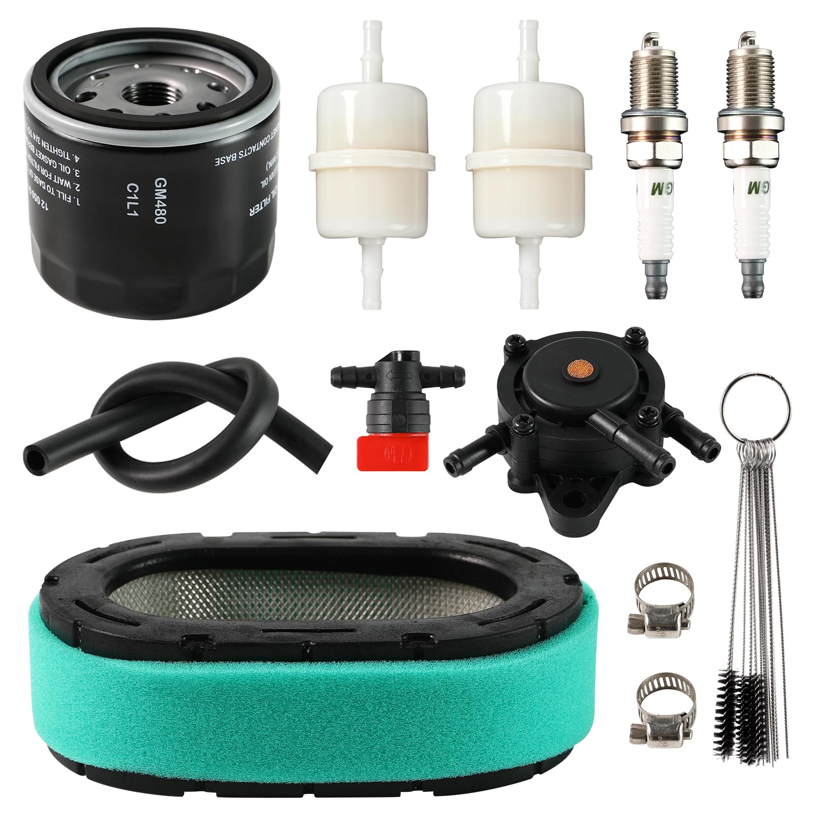 Sworwin air filter for Kohler KT610, front view, supports engine protection and smooth operation