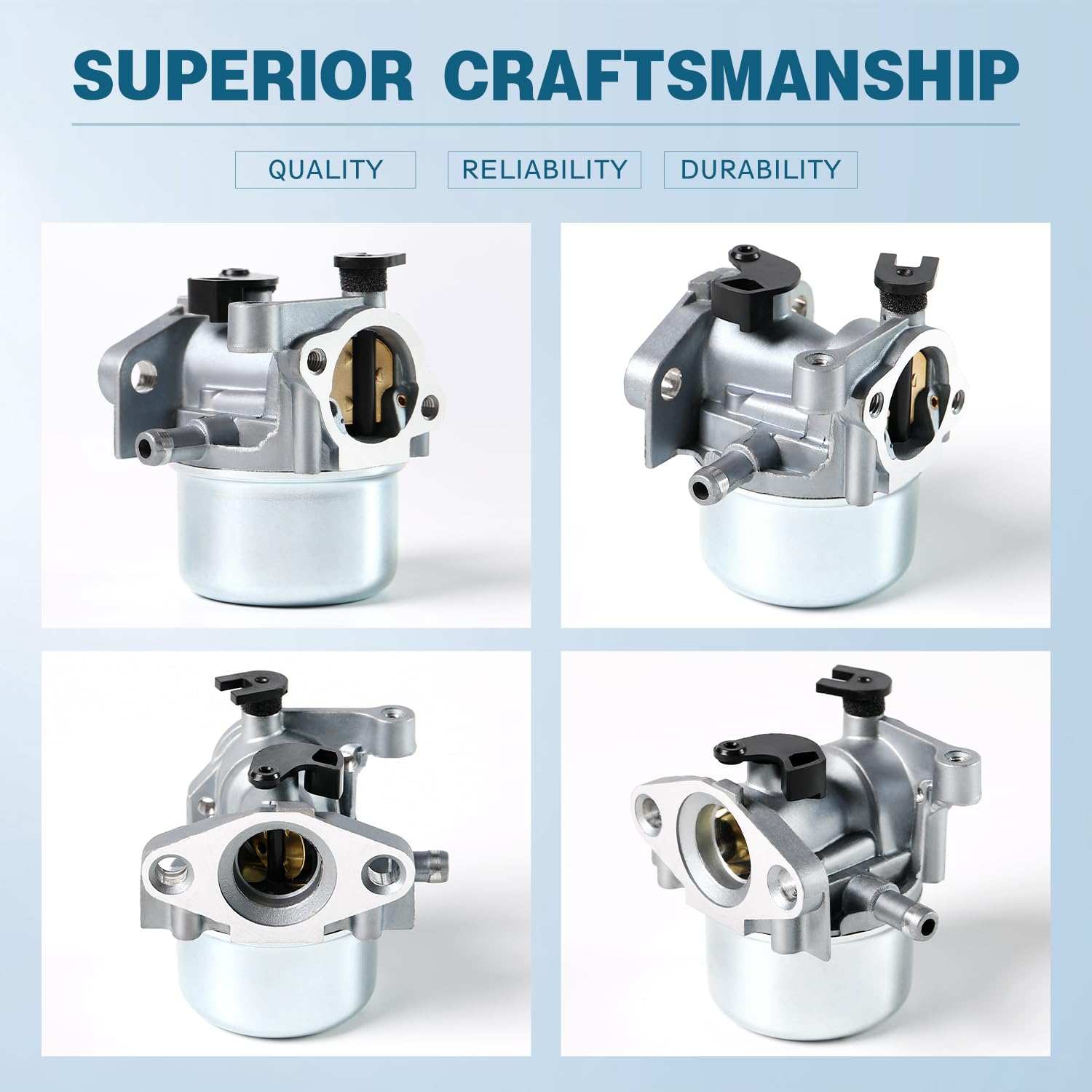Sworwin carburetor on workbench built with durable materials.