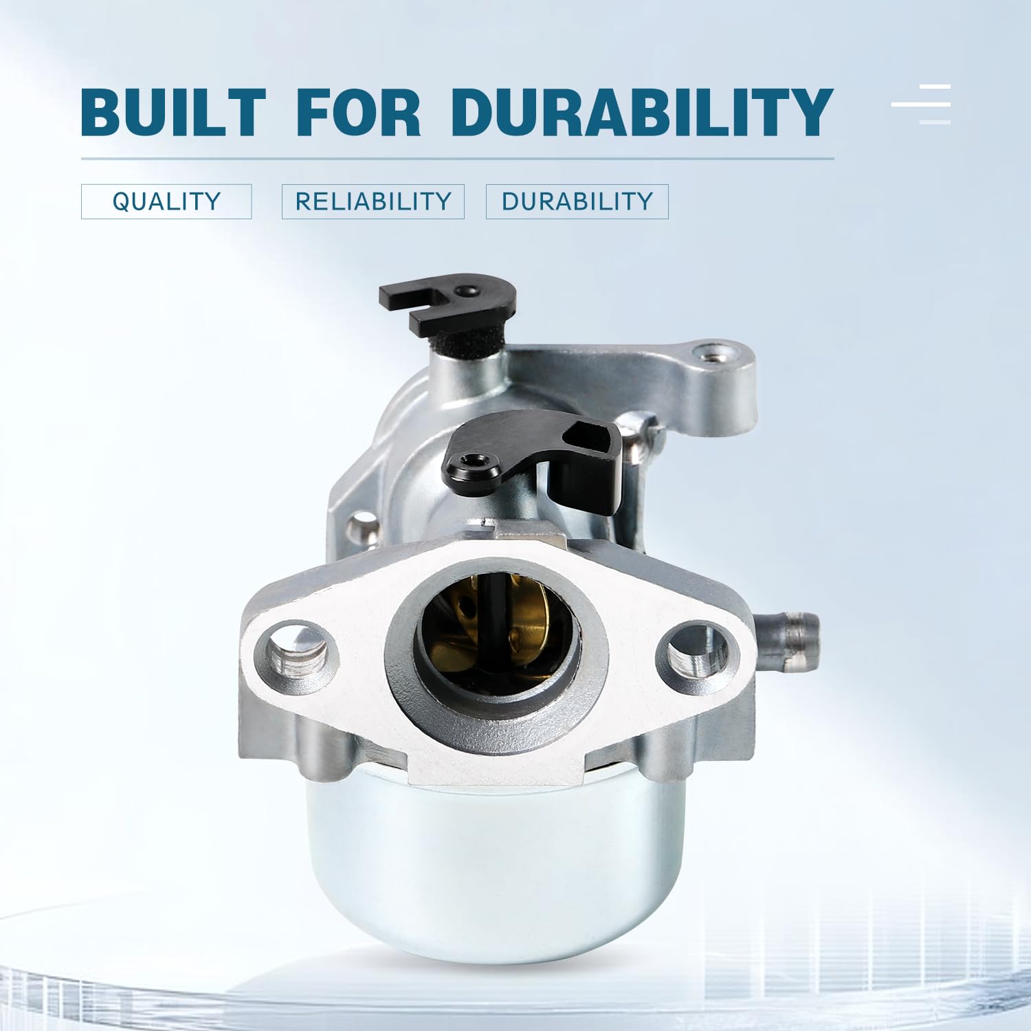 Sworwin carburetor installed on a Troy-Bilt model ensures consistent performance.