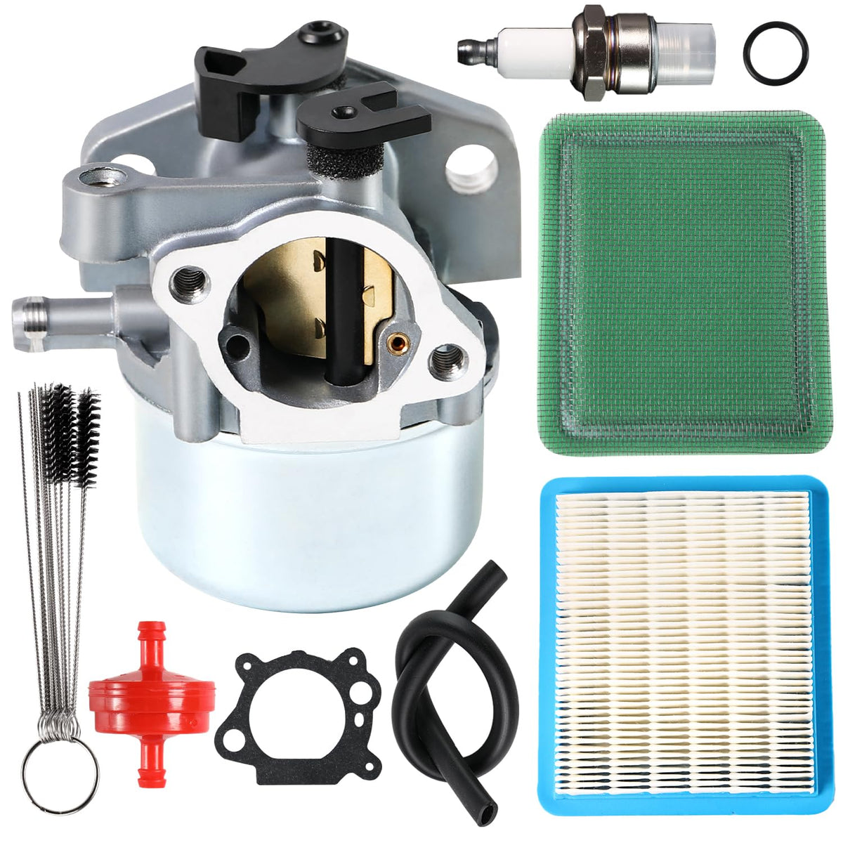 Sworwin carburetor for 190cc 675-series shown on mower for direct replacement.