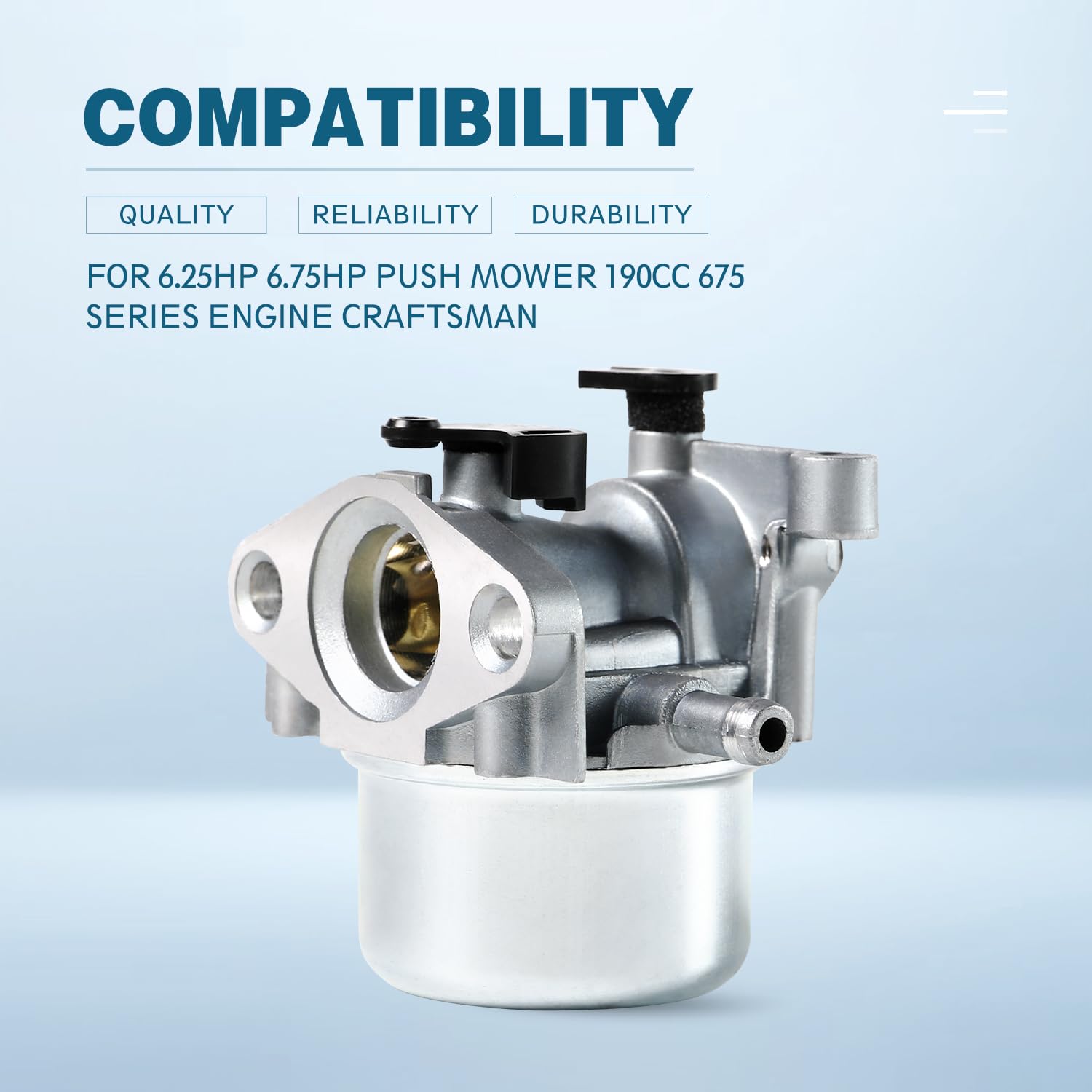 Sworwin carburetor packaging highlights OEM-style fit.