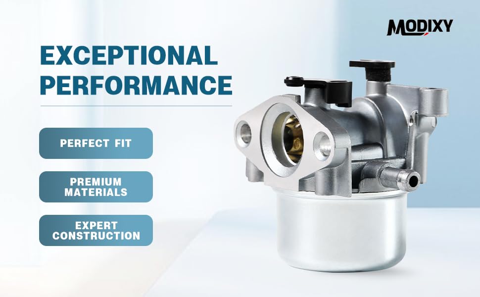 Sworwin 675-series carburetor delivers smooth starts and steady throttle.