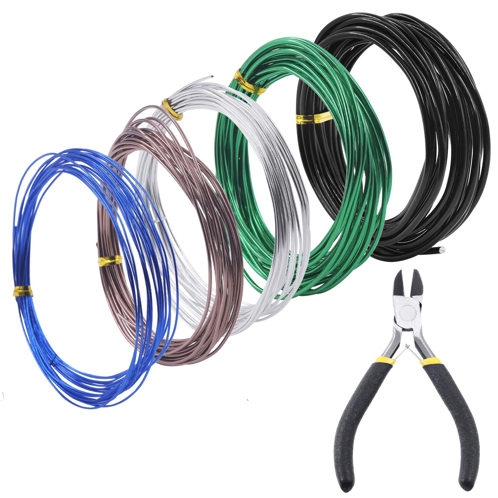 Swpeet bonsai wire 0.8mm royal blue for delicate branch shaping