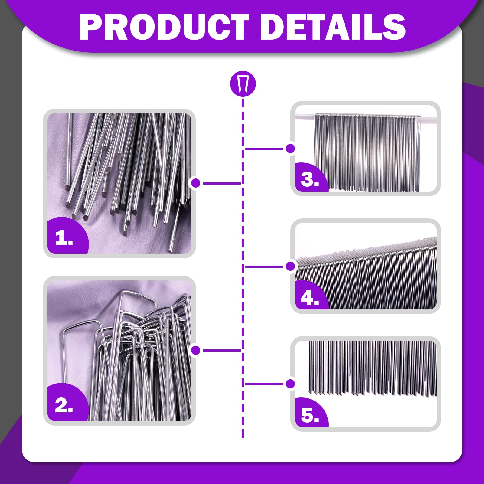 Swpeet pick hook aids precise placement and removal during garden setups