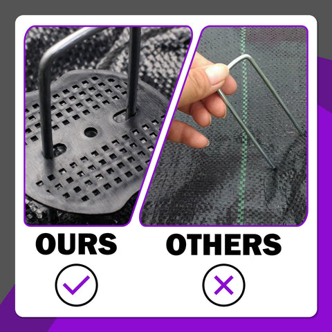 Swpeet landscape staples kit supports tents, fences, and artificial turf installations