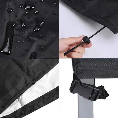SXAOZYRS four click-close straps provide a snug fit for stability.