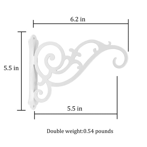 SXATOLS two-pack wall hooks six-inch image shows versatile wall decor options