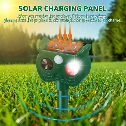 Sxaze solar panel charging indicator demonstrates renewable power for continuous operation.