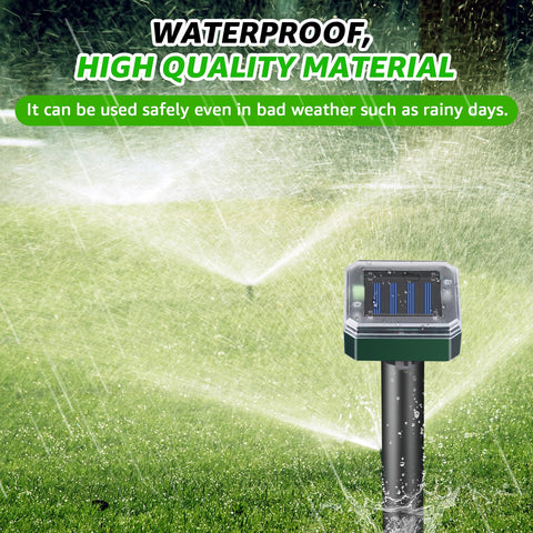 Sxaze Solar Pest Control Kit covers larger lawns with units.