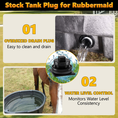 Five-year replacement warranty badge for the Sxmprail stock tank plug.