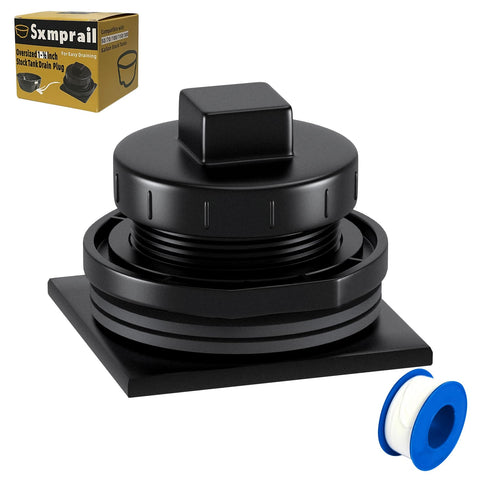Sxmprail stock tank drain plug kit contents with gaskets and tape for easy replacement.