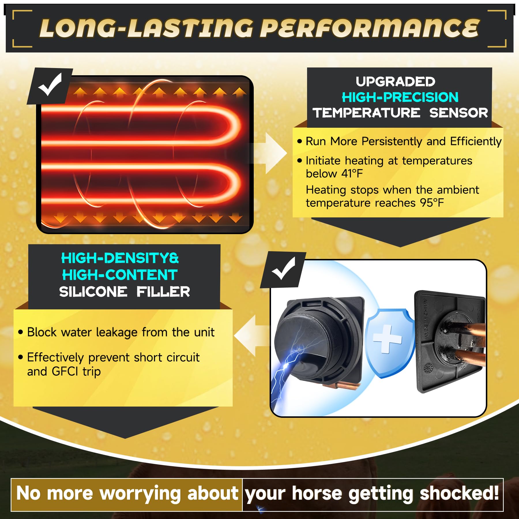 Sxmprail PA plastic housing delivering sturdy, leak-resistant seal.
