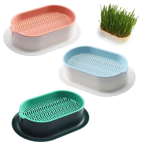 SYCOOVEN cat grass planter dimensions-7-44-x-4-84-in fits compact spaces.